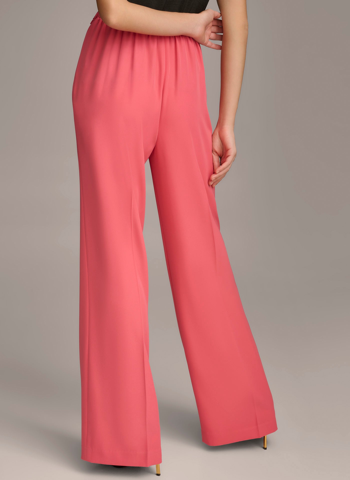 (image for) PLEASANT WIDE LEG HIGH WAISTED PANT